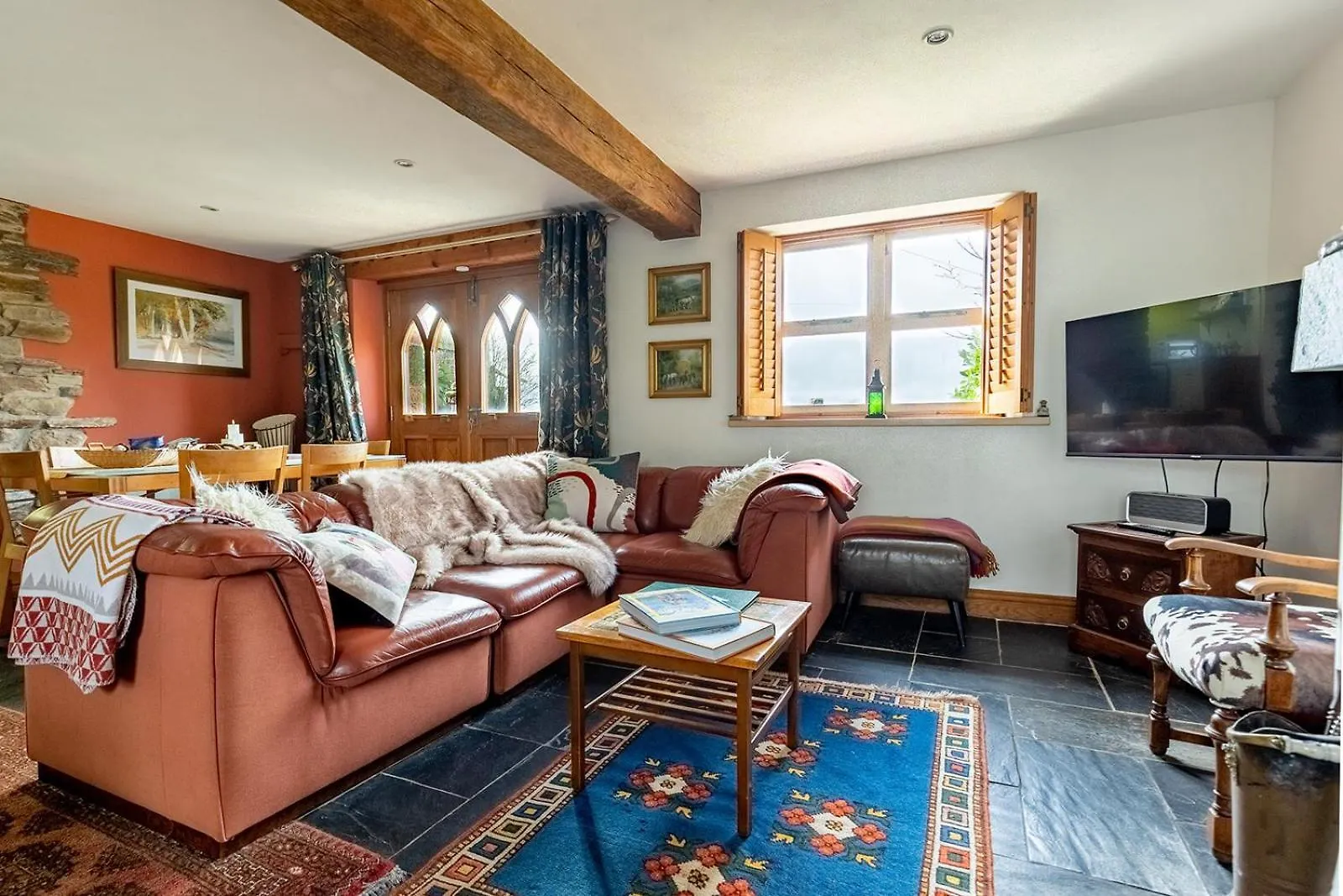 Feriehus High Trees Byre - Two Bed With Log Burner & Incredible Views *