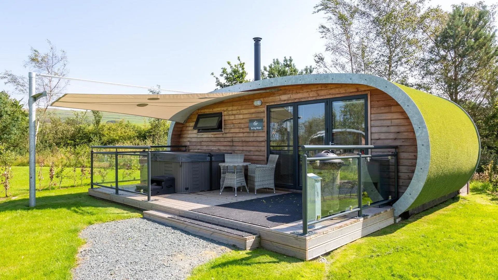 Spring Wood Luxury Pod With Hot Tub At Fell View Park Kirkby Lonsdale * Casterton