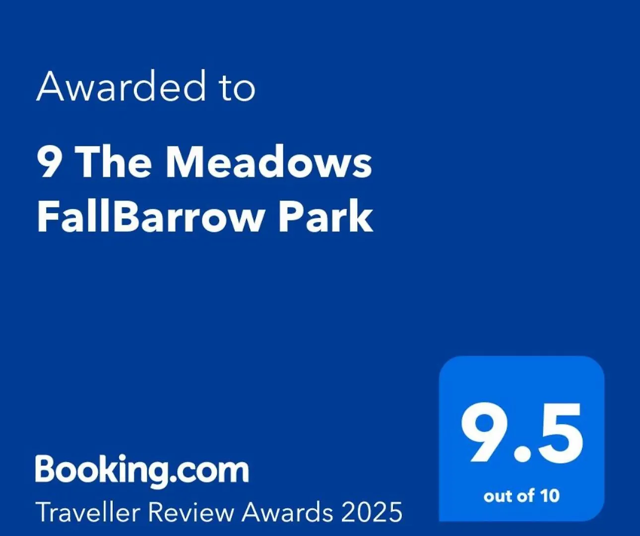 9 The Meadows Fallbarrow Park Holiday home